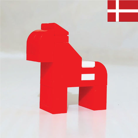 DANISH HORSE made with LEGO bricks.