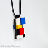 DE STIJL - GERRIT No. 7 necklace. Inspired by Gerrit Reitveld.