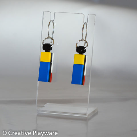 DE STIJL - No. 2 earring. Insprired by Piet Mondrian.