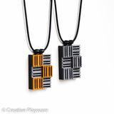 3D pendant made with LEGO® elements