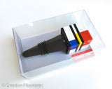 PIET wine stopper made with LEGO® bricks.