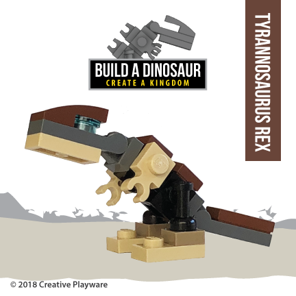 TYRANNOSAURUS REX made with LEGO bricks