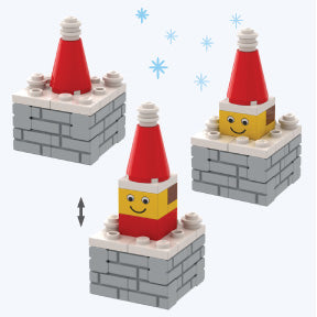 SANTA in chimney